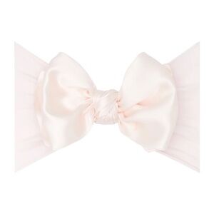 Babybliss Satin Ballet Pink Bow Headband